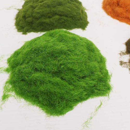 KRYTONEArtificial Fairy Grass Powder for Craft Decor Micro Landscape Decoration & Building Model Material (Green) (50 GRAM)
