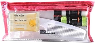 Hotel Toiletries 50 Sets| Hotel Accessories | Hotel Guest House Toiletries Kit | Room Amenities | Marriage Guest Toiletry Kit | Zipper Pouch 9 X 4 | Pack Of 50