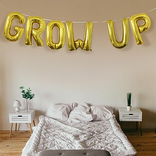 Image of Letter Balloons Gold Party Balloon - 40 Inch Large Gold Letter G Balloon, Letter Balloon Birthday Decorations, Balloon for Women Men Anniversary Party Decorations Supplies