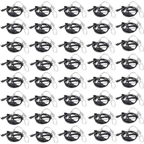 Image of Retevis Surveillance Radio Earpiece, Coiled Cord, for H777 /RT22 /RT68 /RT21