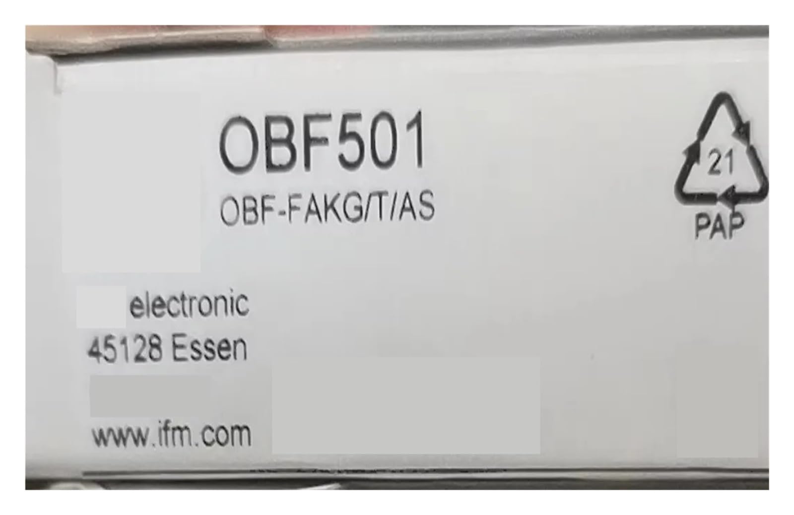 XDDQWSWA Sensor OBF501