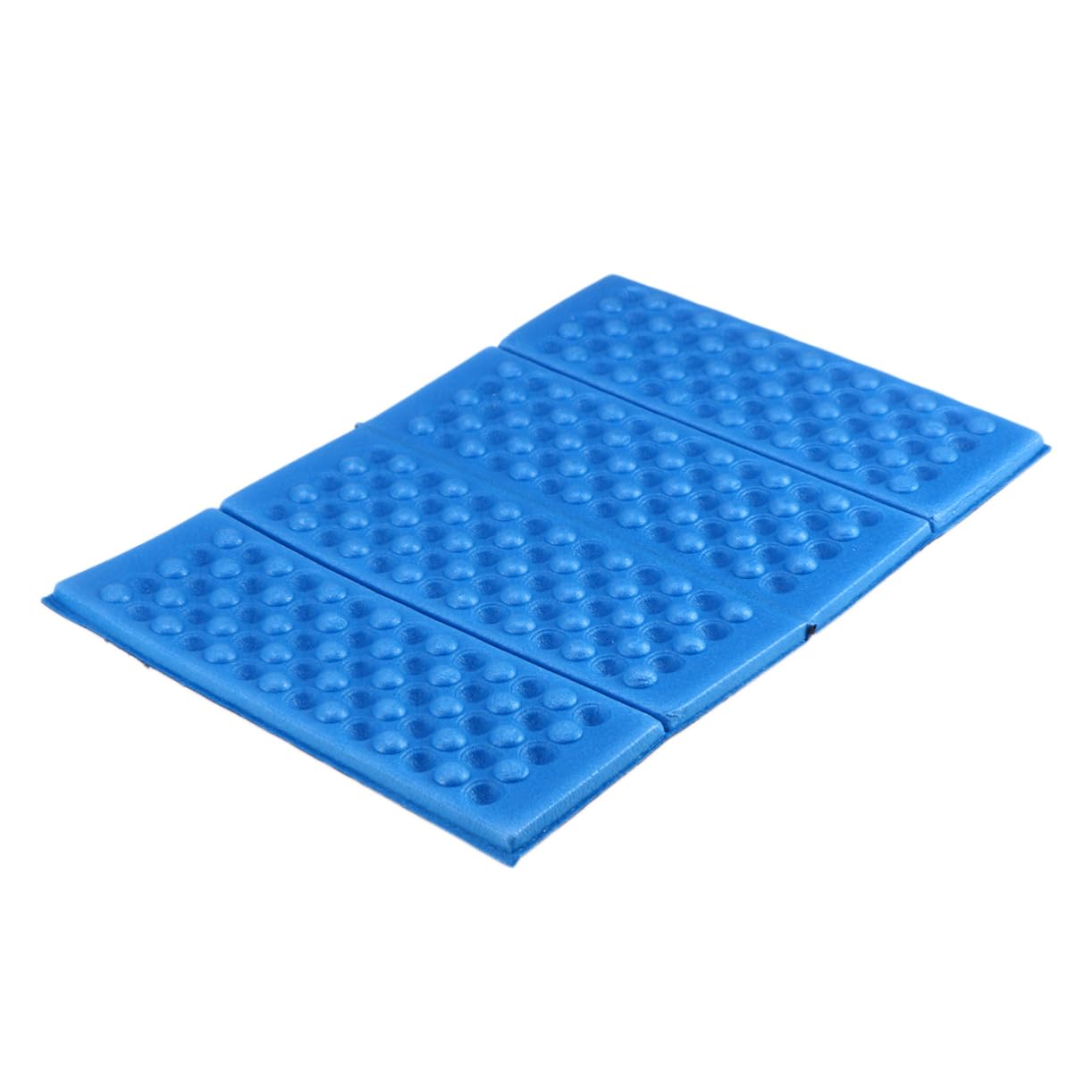Mipcase 2 PCS Portable Folding Xpe Mats Moisture Heat Resistant Cushions for Camping Picnics Parks Lightweight Blue Seat with Storage Bag