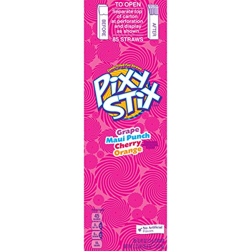 Pixy Stix Candy Filled Fun Straws, 0.42 Ounce (Pack Of 85) #TOP6