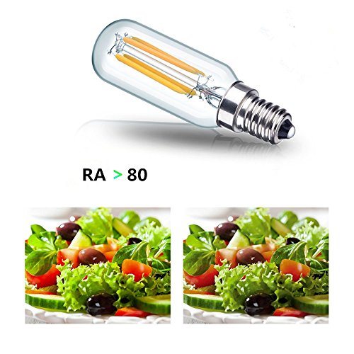 Ctkcom 4W E12 T6 Led Bulb(4 Pack)- Smooth Dimmable Candelabra Light Bulb T6 T25 Led Tubular Bulb 40W Equivalent Warm White 3000K 320Lm Tube Bulb Bent Tip For Pendant Light,E12 Base 110V #TOP2