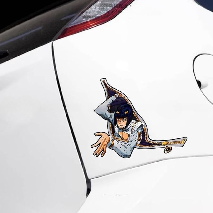 ジョジョの奇妙な冒険 ジョジョ ブチャラティ シール ステッカー BluR 希少 ジョジョの奇妙な冒険 ジョジョ ブチャラティ シール ステッカー BluR