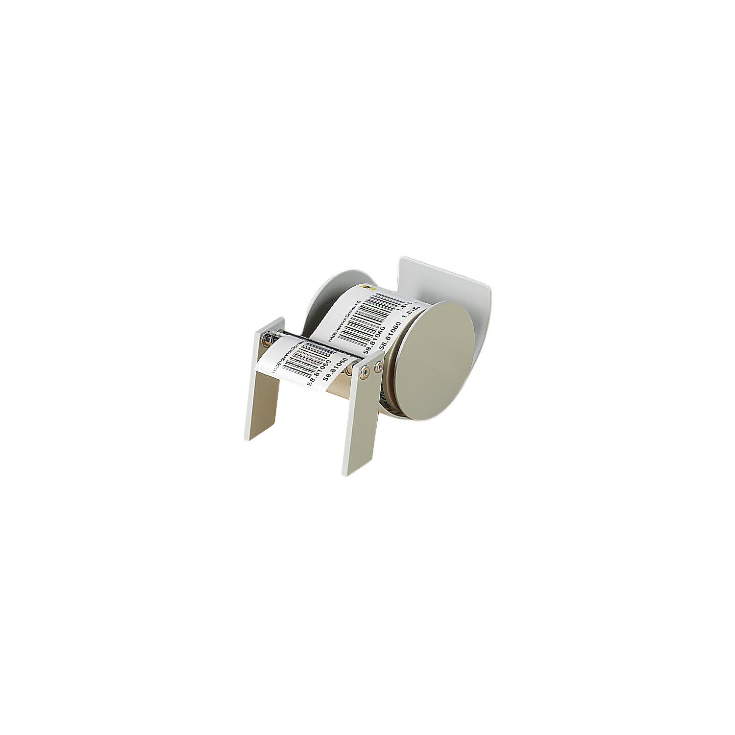 kaiserkraft | Haftetikettenspender | für Rollenwicklung innen und außen | LxBxH 160 x 95 x 90 mm