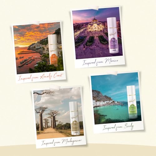 Image of Layer'r Wottagirl Fragrance Mist Combo Pack of 4 (25ml Each) - 100% Vegan - Amalfi Sunset, Sicilian Pistachio, Madagascar Vanilla & Mexican Tuberose - Long-Lasting Fragrance Mist for Women