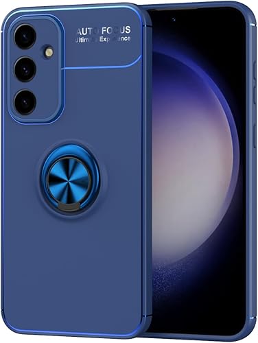 Miniatura 9 de Asuwish Funda de teléfono para Samsung Galaxy S23 FE 5G con protector de pantalla de vidrio templado y soporte de anillo de soporte de TPU suave,