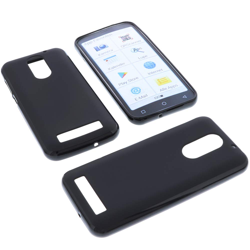 foto-kontorCase for Emporia Smart 4 Rubber TPU Protective Mobile Phone Case Black