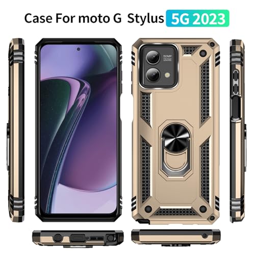 Coque Moto G Stylus 5G 2023 béquille pour streaming et appels vidéo