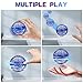 PITKLG Flying Ball Toys 2023 Upgraded Hand Controlled Flying Orb Magic Ball RGB Led Lights Boomerang Spinner 360°Rotating Soaring UFO Mini Orb Drone Flying Toy Safe for Kids Adults(Blue)