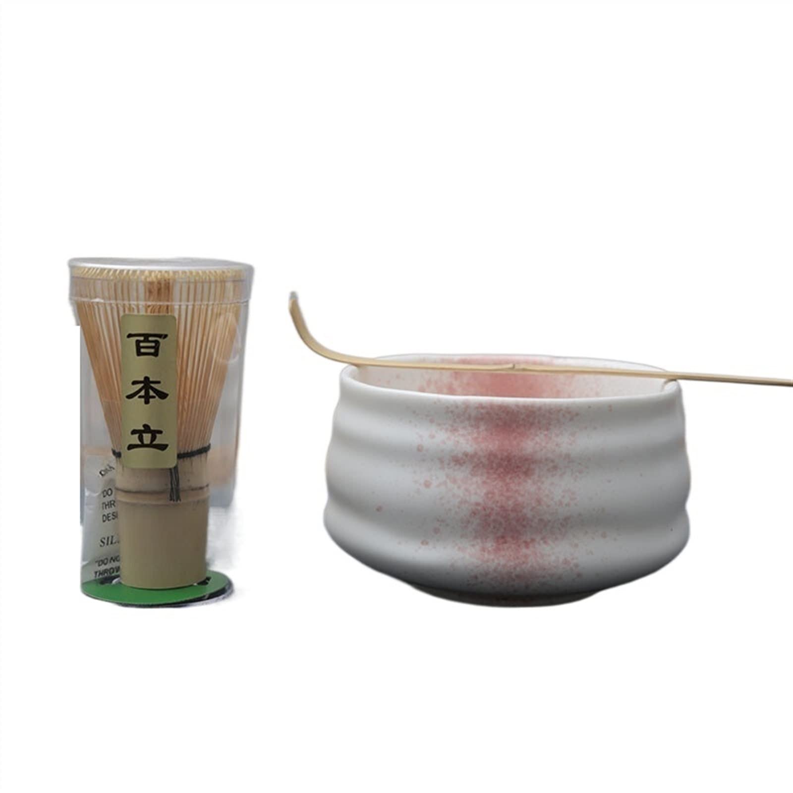 Bambusowa Trzepaczka Taca Matcha, Bambusowa łyżeczka do Herbaty Zestaw do Herbaty Matcha Akcesoria do Matchy Trzepaczka Matcha Herbaciarnia Study Tea Party(3pcs E)