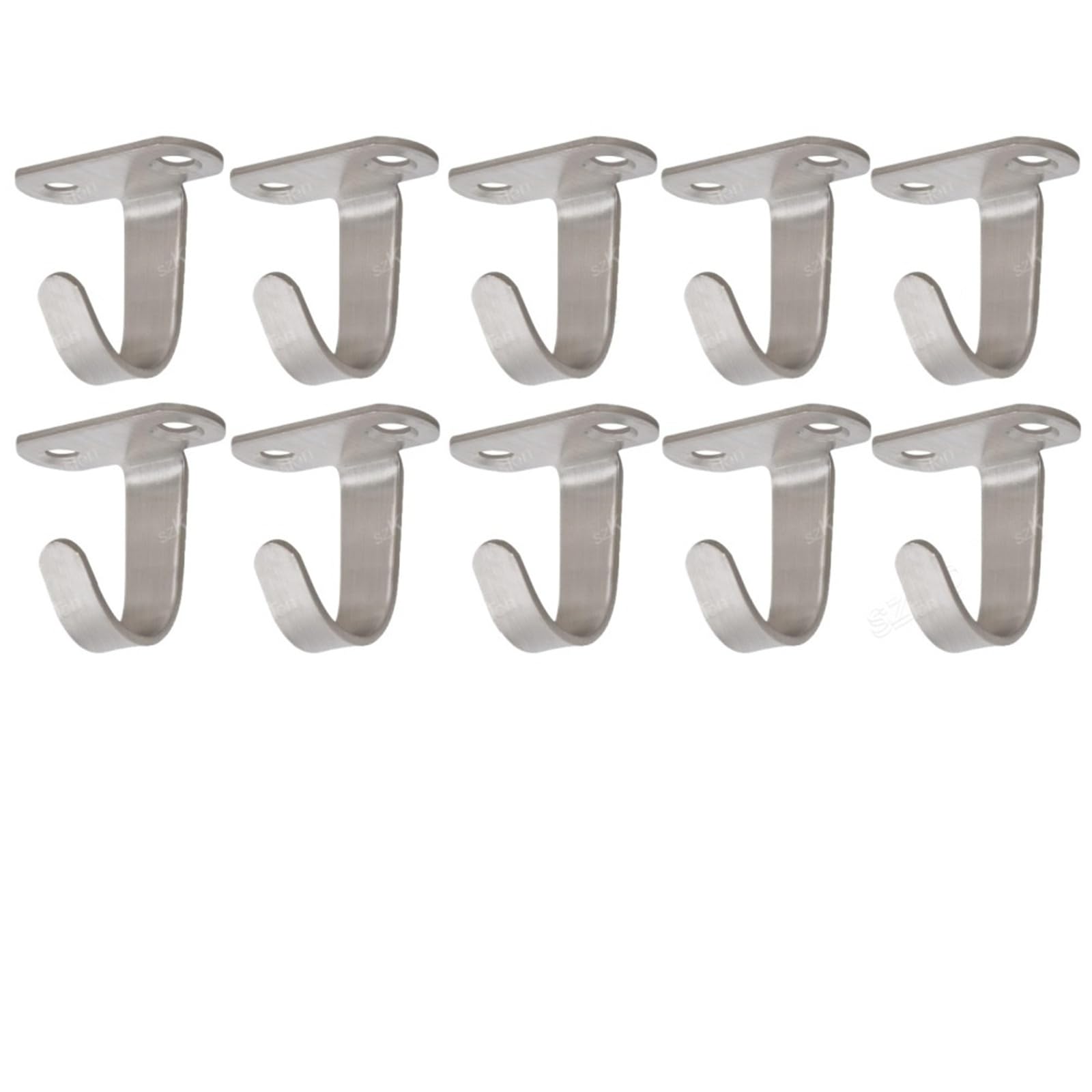 LUYSGBXR Stainless Steel Ceiling Hooks 10/30Pcs Ceiling Hooks Stainless Steel for Hanging Ornament Top Hangers for Kitchen, Plant Bathroom(10PCS)