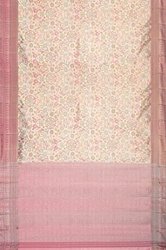 Image of Pothys Women's Grey Art Raw Silk Saree With Blouse Piece (B7749 Grey)