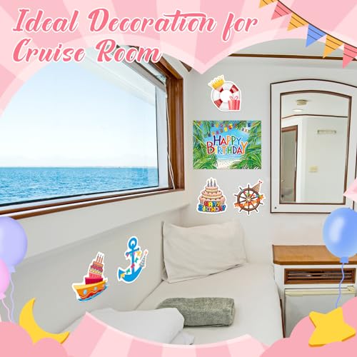 Set de 6 Imanes Decorativos de Cumpleaños para Puerta miniatura 4