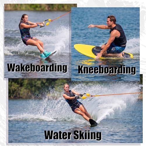 Image of Soulchen 75ft Wakeboard Rope with Handle and Floats