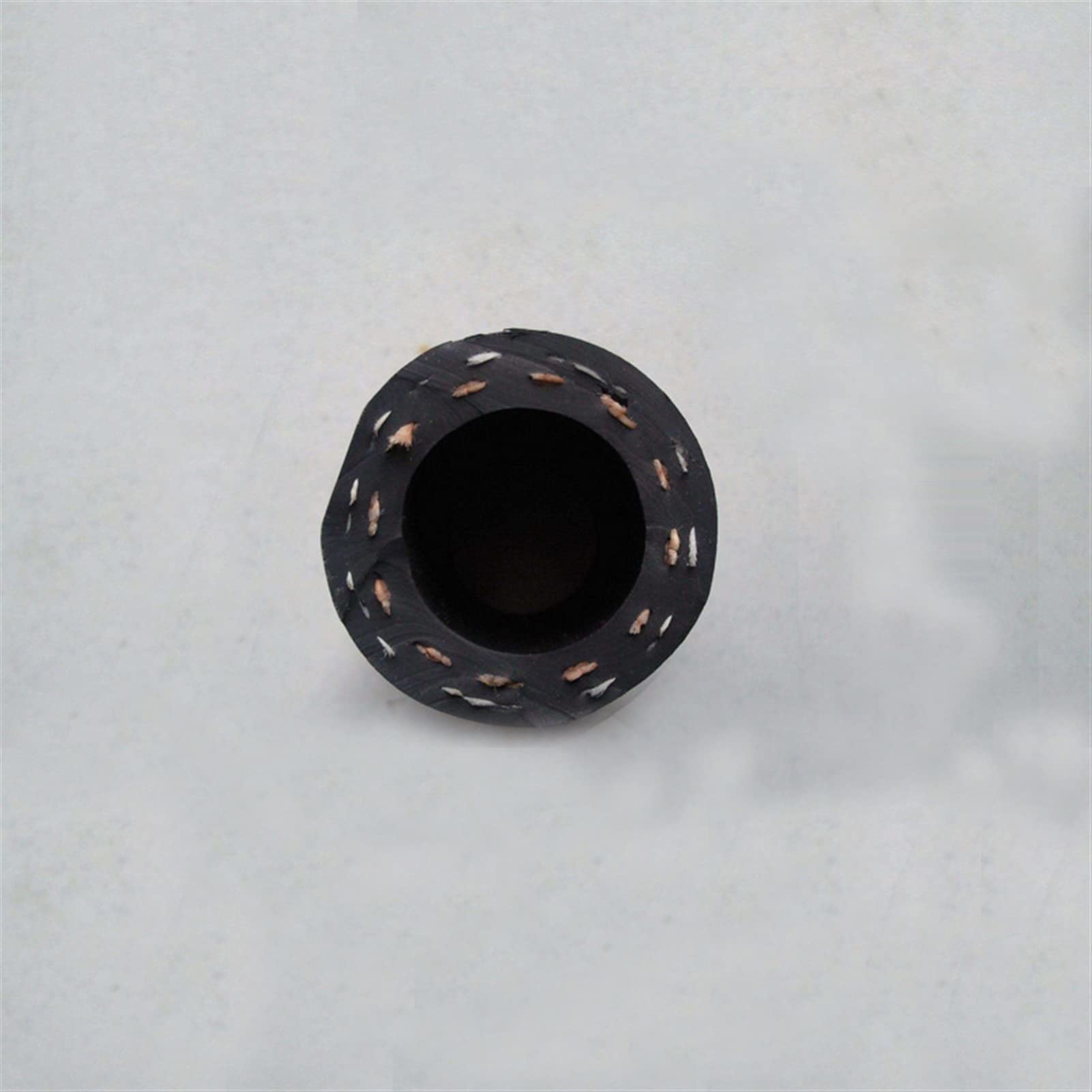 Cqinju-Tubo Flexible de PVC 1M de alta presión del tubo de agua del tubo de 16 mm de goma de alta temperatura resistente al vacío motocicleta del coche camión de Van Fuel Oil Tubería Manguera Negro, A