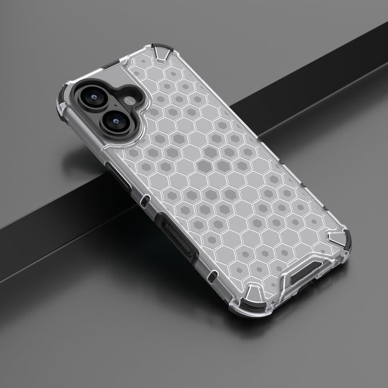 Image of Plastic Bumper Back Case Cover for iPhone 17 (Transparent)