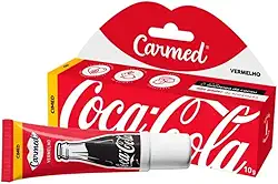Hidratante Labial Carmed Coca Cola Vermelho 10g