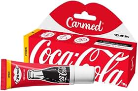 Hidratante Labial Carmed Coca-Cola Vermelho 10g