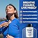 Real Science Throat & Lung Detox Capsules to Clear Mucus, Sore Throat & Support Breathing – Lung Support Supplement with Vinitrox, GABA, Vitamin C & D for Long-Term Cough & Respiratory Relief, 60 Caps