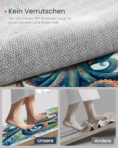 Tapis Entree Interieur Animaux Marins anti-glisse | Solution Profil Bas - 6