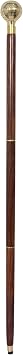 Solid Brass Globe Head Walking Cane Victorian Style Wooden Walking Stick for Men & Women Handmade Brass Handle Designer Cane for Collectors & Seniors