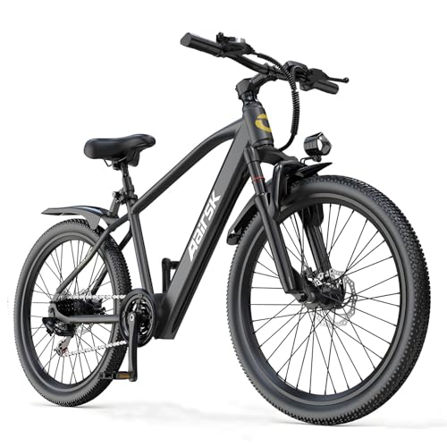 Electric Bike 24" / 26", 22Mph Speed & & Peak 750W Motor, 36V 10 / 13AH Lithium Battery & 7/21-Speed Gear, Max Range 40+ Miles(Pedal-Assist), Electric Mountain Bicycle for Adults Women Men image 1