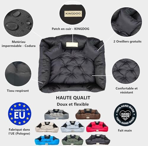 Coussin pour chien lavable 3XL KING DOG pour résoudre les soucis d'odeurs - 3