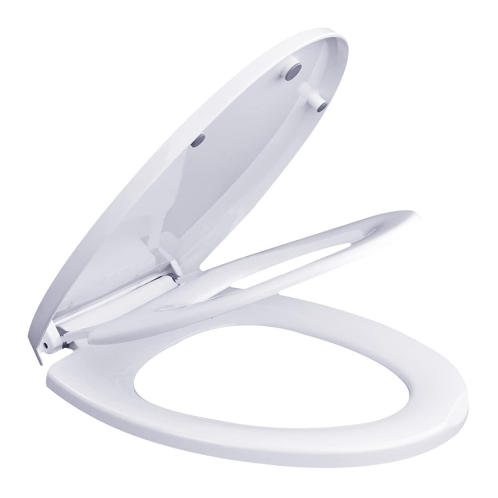 Extended Potty Seat, Slow Closing Toilet Lid, Adjustable, Lightweight, Durable, Portable, User-Friendly, Compact, Elongated, Training, Close