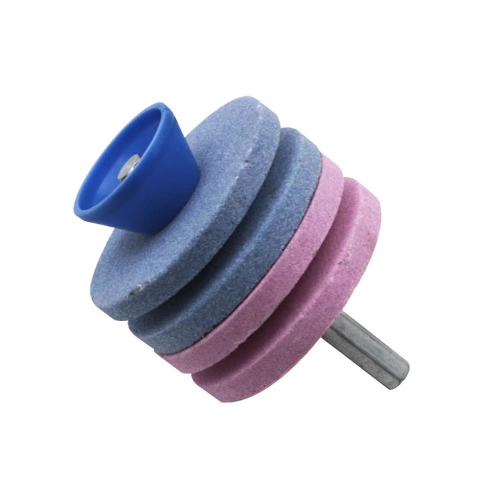ALLZZY Lawn Mower Sharpener Grass Trimmer Blade Sharpening Stone Garden Brushcutter Knife Grinder Wheel Grinding Tool (Color : 1)