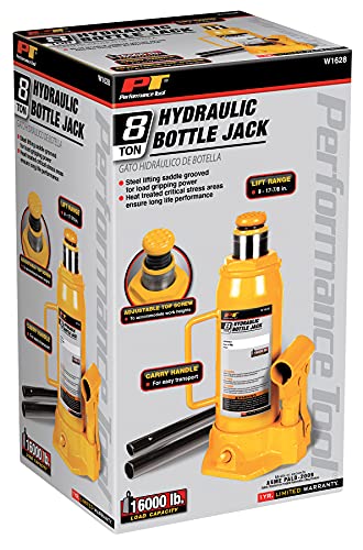 Image of Performance Tool W1628 8 Ton Hydraulic Bottle Jack