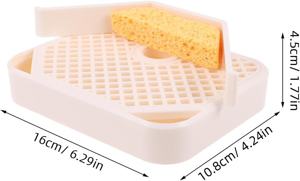 GRIRIW Stained Glass Grinder Tray Replacement Basin, MD901 Ceramic Grinding Machine Accessory, Tabletop Glass Grinder Replacement Plastic Sink