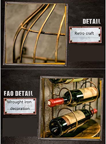 Soporte Vintage de Pared para Botellas de Vino miniatura 3