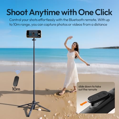 Image of ULANZI MT85 Magnetic Tripod 59 inch, Auto Pop Open Four-Leg Stand