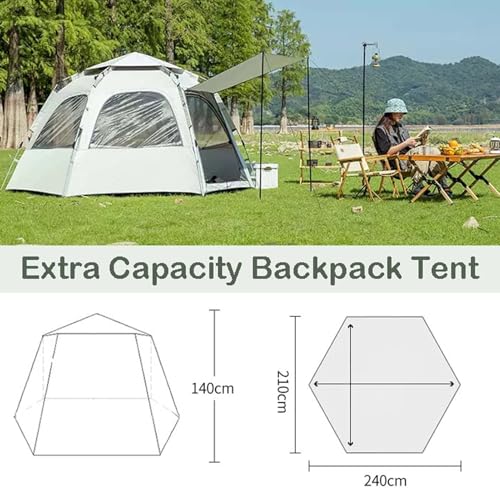 Carpa automática pop-up impermeable para 3-4 personas miniatura 4