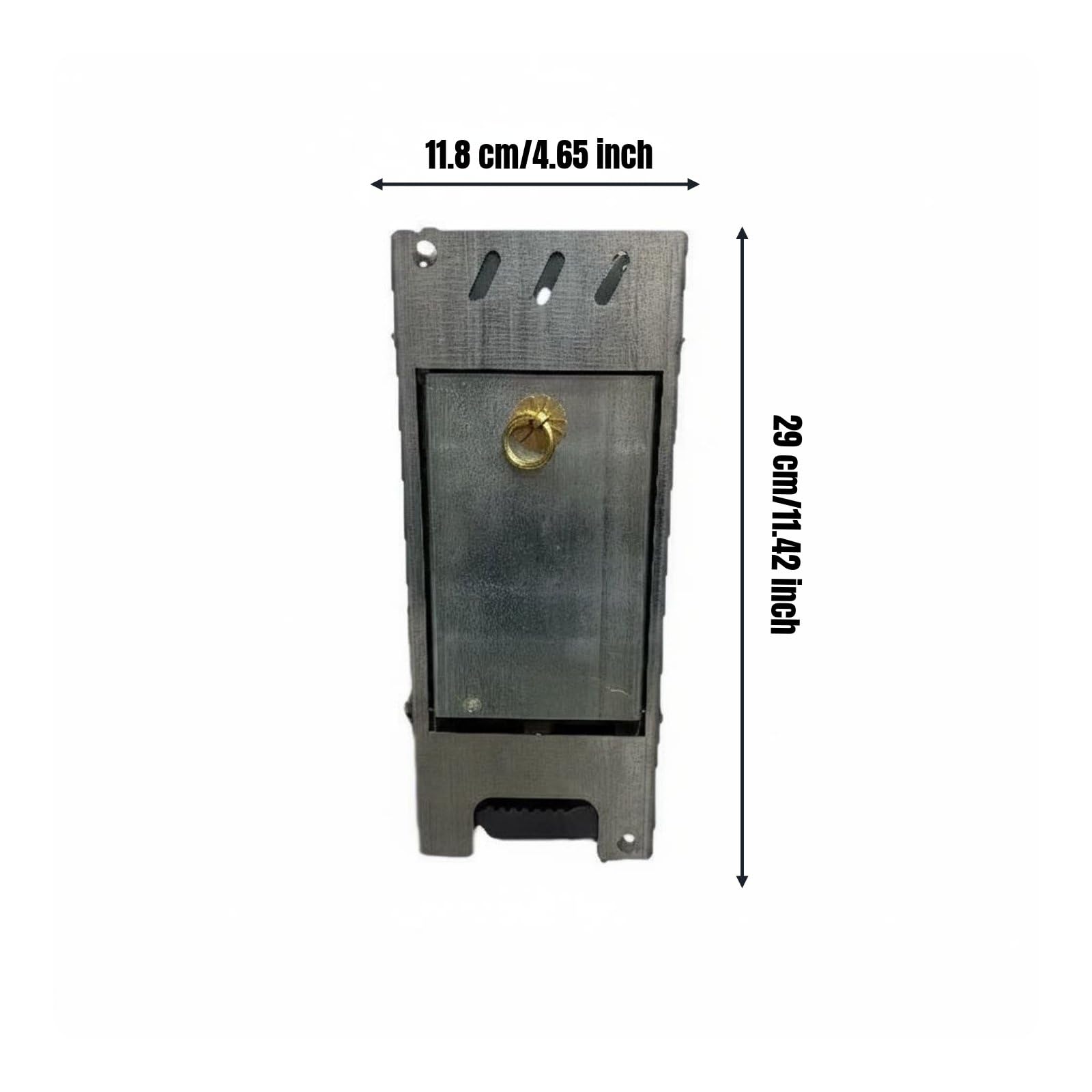 Réchaud de Plein Air Pliable Réchaud Poêle Cuisinière Portable Pliable et Léger avec Approvisionnement Polyvalent en Branchages Feuilles et Briquettes