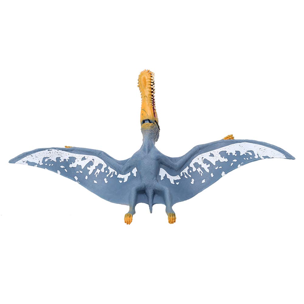 Niebieska figurka dinozaura Appendiera, miniaturowa symulacja, model dinozaura pterozaura, zabawka edukacyjna, kolekcja dekoracyjna, dla dzieci, oświecenie paleontologii