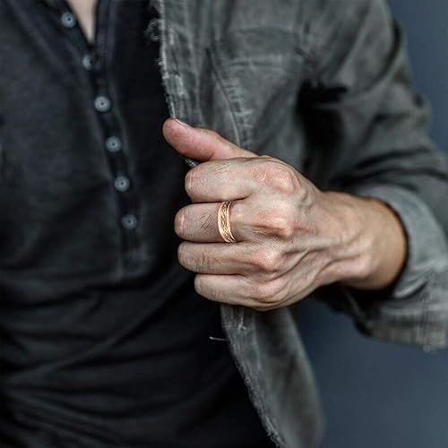 Miniatura 7 de EnerCoppeX Anillos de cobre para mujer para artritis y articulación, anillo magnético ajustable para los dedos del pulgar, anillos de terapia