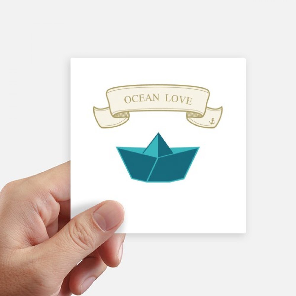 Sticker bateau à voile pour masquer les rayures de valise - Autocollant mer 10cm DIYthinker