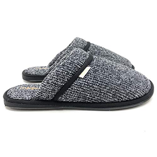 CHINELO KATURÊ PANTUFA TWEED MESCLA PRETO MASCULINO