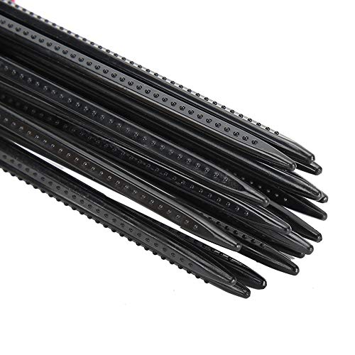 Peine antiresbaladizo con 17 dientes para rizos, 2 piezas miniatura 5