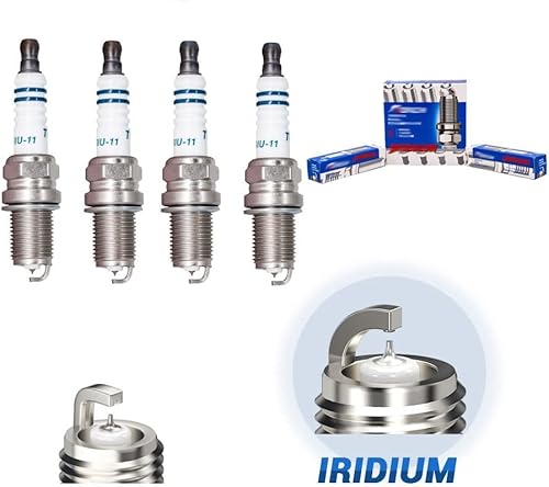 Miniatura 4 de Sistema de encendido Iridium Saprk Plug K5RIU-11 Velas Bujía de motor (Color : 6 piezas con caja)