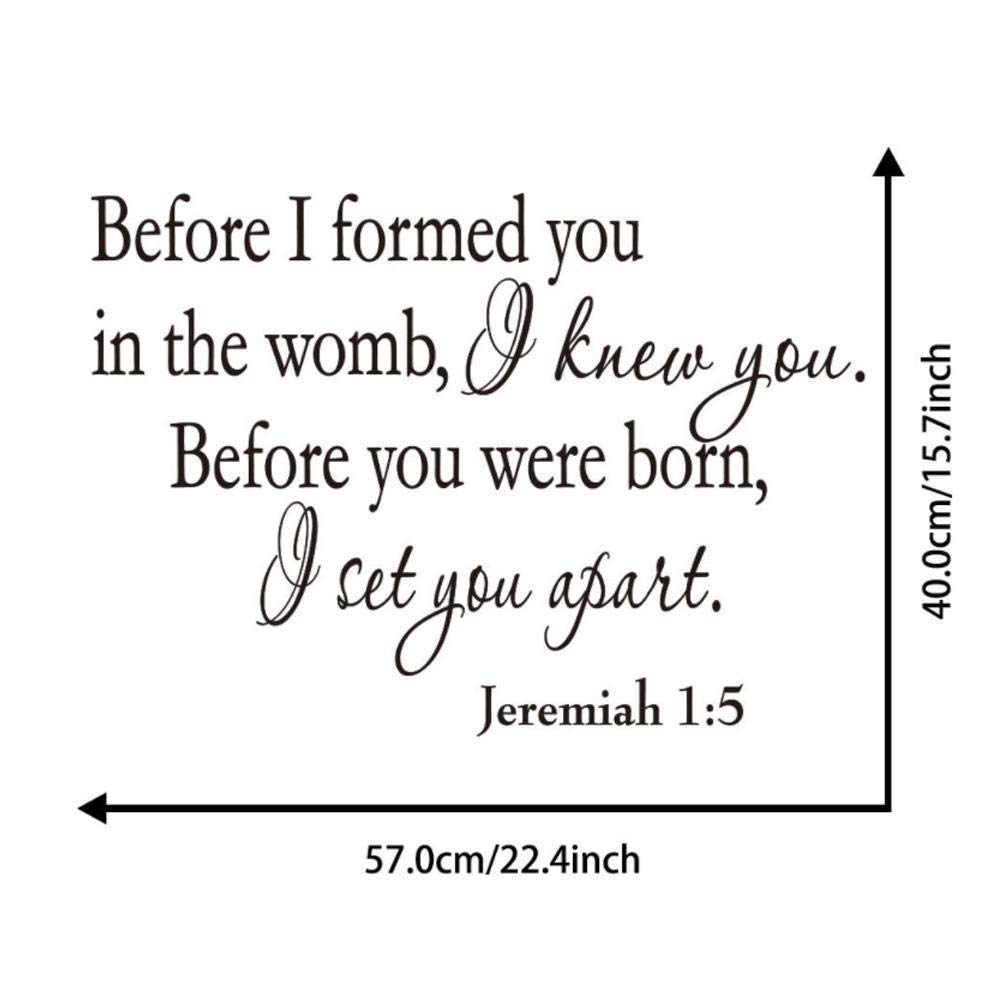 Fdit Waterproof Wall Sticker Bible Verse Wall Decals Christian Quote PVC Wall Art Stickers Religious Decoration for Home Office - Image 2