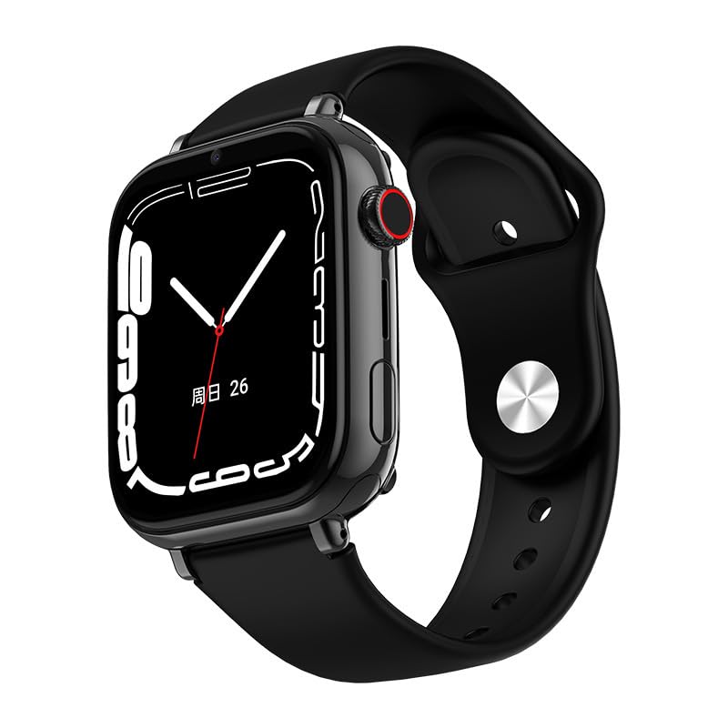 SWZEC Snapbuy Top Performance Smartwatch MitGesundheitstracking /lP67 Wasserdichtigkeit/ 35 Tage Akkulaufzeit / 100 Sportmodi Schwarz