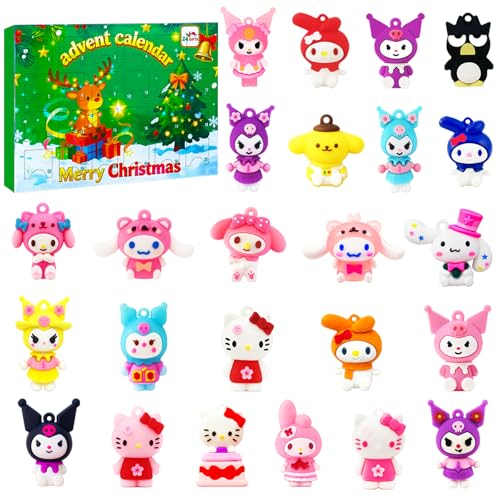 Advent Calendar 2025, 24 Days of Surprise Holiday Countdown Calendar Christmas Gifts Fan