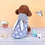 Haustier Netter Hund Jumper Kleidung Herbst und Winter Zweiteiliger Hund Katze Weste Pullover Anzug Haustier Beine, Größe: XS (Color : Color4)