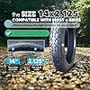 14 x 2.125 Electric Bike Tire (not Solid) 14x2.125 Pneumatic Tire for Ebike 14x2.125/57-254 Folding Electric Bike Tire with Anti-Skid Tread and Thickened Design #3