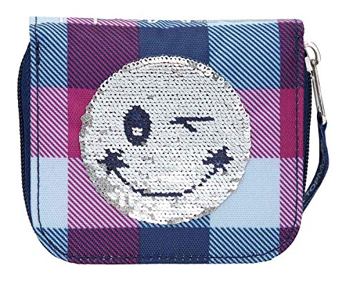 Preisvergleich Produktbild Depesche 10209 - Portemonnaie Topmodel Smiley mit Pailletten, blau