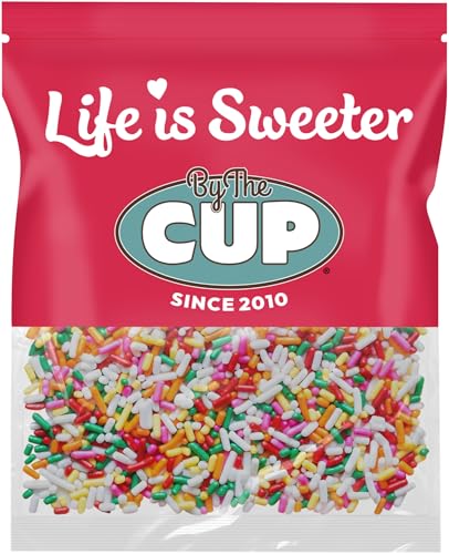 By The Cup Rainbow Sprinkles, 6 oz Bag